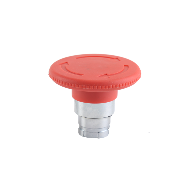 Tête de bouton poussoir d'arrêt d'urgence en forme de champignon rouge, haute qualité, Φ40, avec symboles de flèche et sans lumière, GXB2-BS54