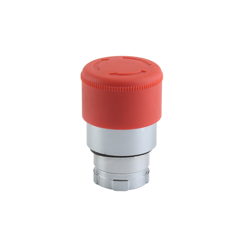 GXB2-BB4 Cabeza de botón pulsador con forma de seta redonda roja de retorno momentáneo por resorte Φ30 de alta calidad