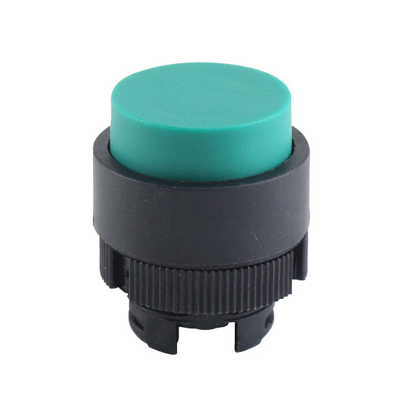 GXB2-EL3 Cabezal de botón extendido verde redondo de plástico de alta calidad
