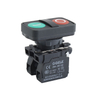 GXB4-EA8234 1NO & 1NC Red&Green Double/Dual Head Push Button Switch With Marked Flush Head And Without Illumination