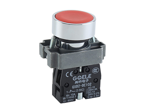 Application of normally open and normally closed in spring return momentary push button