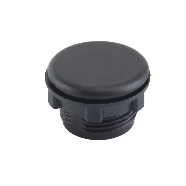 Bouchon de panneau en plastique noir GXB2-PB22 pour empêcher la poussière, l'eau et les erreurs de fonctionnement
