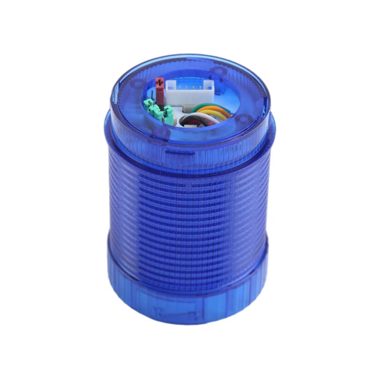 Couche légère bleue de tour de signal de Φ50 AC220V LED d'AL50E-B-31D avec la lumière bleue
