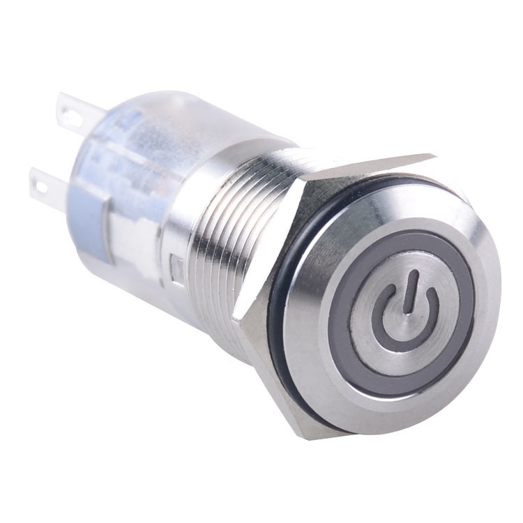 Interruptor de botón de 16 mm GL-16F11S/R23-SJ 