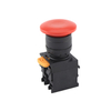 LA115-N-11M 1NO&1NC Momentary Plastic Mushroom Push Button With Red Head And Without Illumination