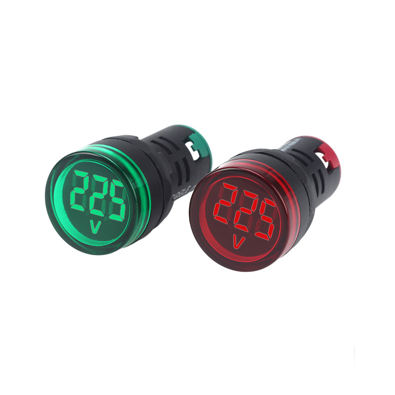 AD116-22DSV rouge vert jaune tension indicateur LED panneau de lampe de signalisation en plastique pilote