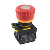 LA115-A5-11ZFD 1NO & 1NC ツイストリリース緊急停止プッシュボタン赤いキノコ形状ヘッドとシンボルと照明