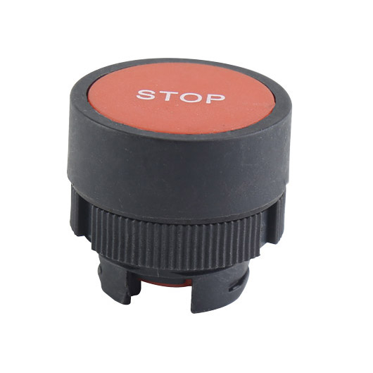 GXB2-EA434 Красная круглая пластиковая кнопочная головка заподлицо с символом и без подсветки