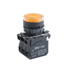 GXB4-EW3565 Высокое качество 1NO и 1NC мгновенный кнопочный переключатель с круглой головкой и желтым светом