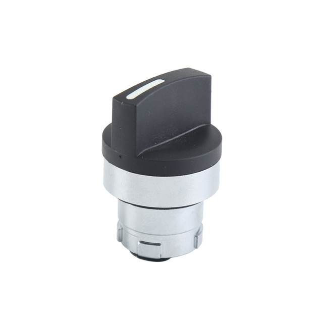 GXB2-Aa-BD2(Maintained) Or GXB2-Aa-BD4(Momentary) Waterproof IP65 Round Black 2-Position Selector Switch Push Button Head