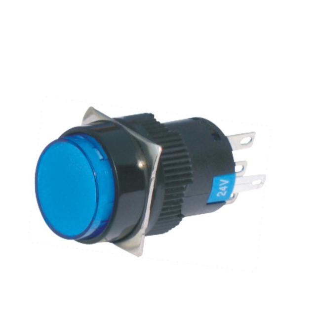 LA115-C-11A 1NO&1NC Small Momentary Flush Push Button Switch with Round Head