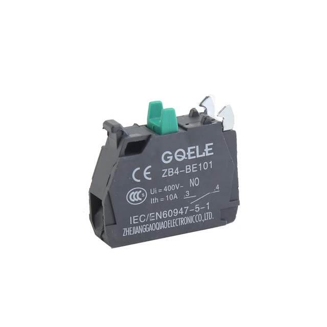 GXB4-BE101 Bloque de contacto normalmente abierto 1NO negro y verde de alta calidad