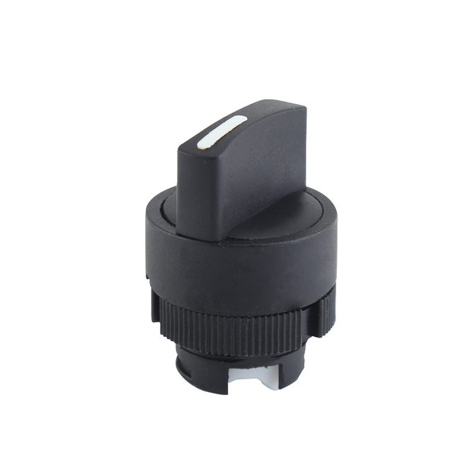 GXB2-ED2 2-Position Maintained Plastic Rotary Round Selector Switch Push Button Head With Short Handle