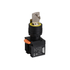 LA115-A5-11Y/A01 High Quality 1NO&1NC Key Control Maintained 2-Position Keylock Push Button Switch With Round Head