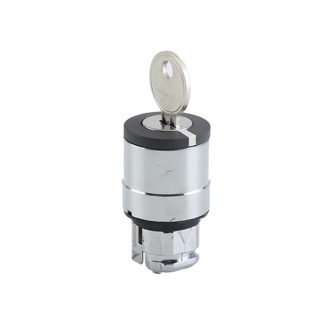 GXB4-BG2 Maintained 2- position Metal Key-operated Push Button Head With Round Shape