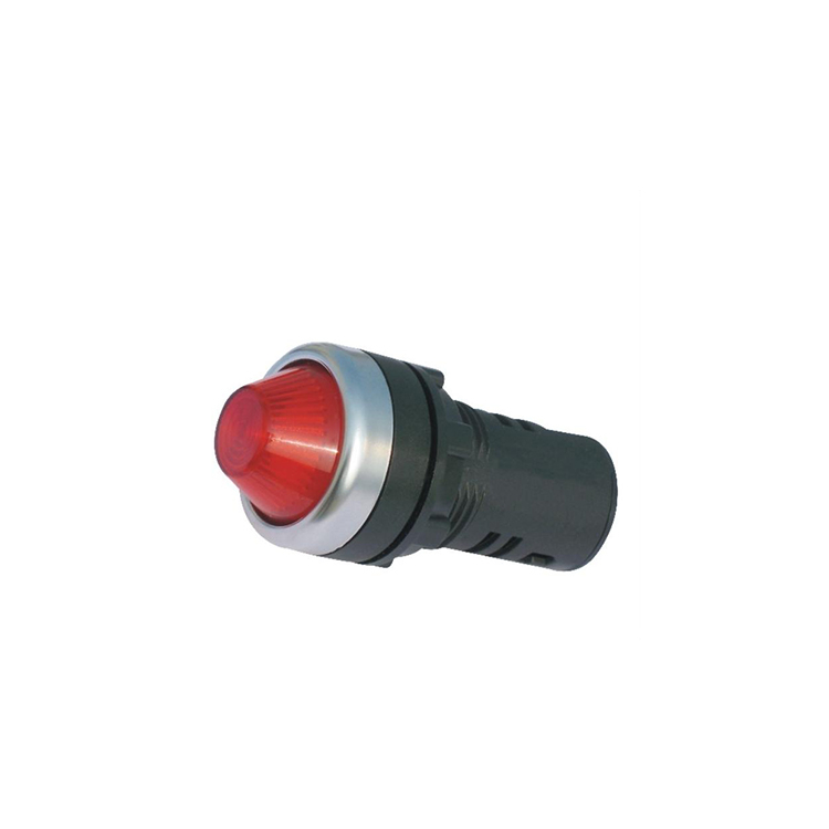 AD116-22H 22mm LED Signal lamp Cone Shaped Indicator Light Red Green AC220V AC380V For Panel Control