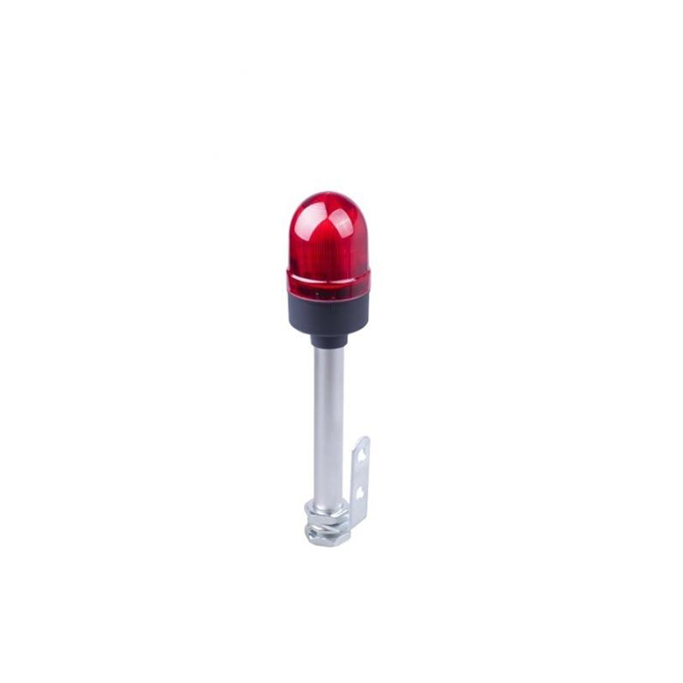 AL701-R-31C5 Wholesale Machine Tool Lighting Round Red Head LED Signal Warning Tower Light With Side Mounting Base