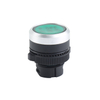 LA115-5-BD Green Flush Push Button Switch Momentary Round Head With Symbols And Light 