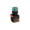 LA115-B5-11HFD/A01 High Quality 1NO&1NC Momentary Higher Flush Push Button With Illuminated Round Shape Green Head