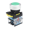 LA115-B5-11E 1NO&1NC Φ30 Momentary Flush Push Button With Round Green Head And Without Light