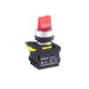 LA115-A2-11XD 1NO&1NC 維持 2 ポジションプラスチックセレクタースイッチプッシュボタン短いハンドルと赤色ライト