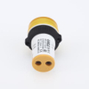 AD116-22AS High Quality Φ22 LED Pilot Light With Black&Yellow Shell And Yellow Light