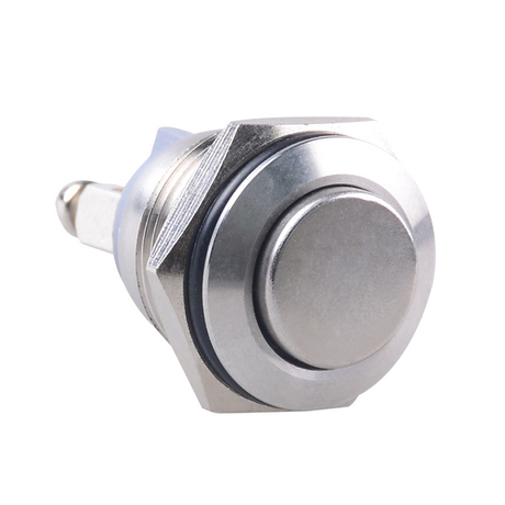 Support Interrupteur Moto - Acier Inoxydable 16mm, Pour Bouton Étanche, Montage Facile, Design Robuste