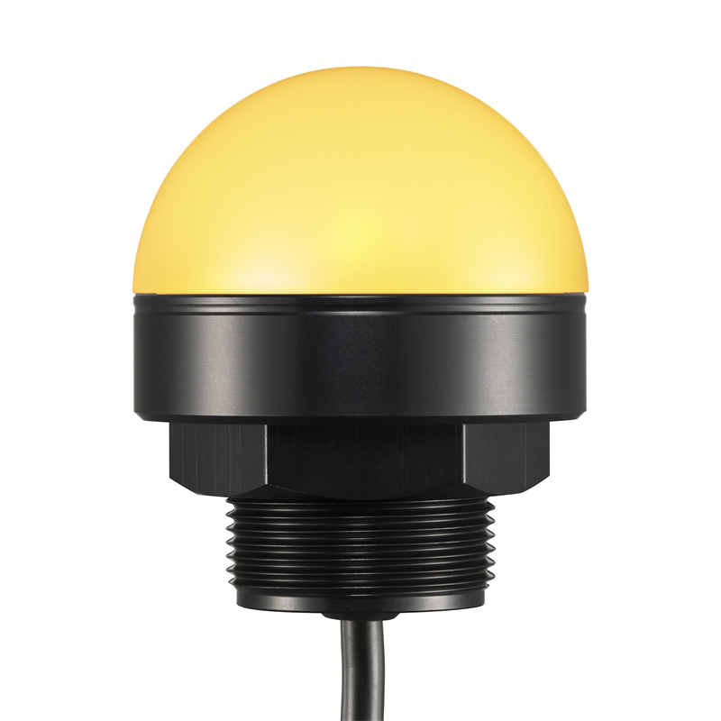 AL505-RYG rouge, jaune et vert Φ50 AC/DC 24V, tête ronde multicolore sans buzzer et avec Base de poche