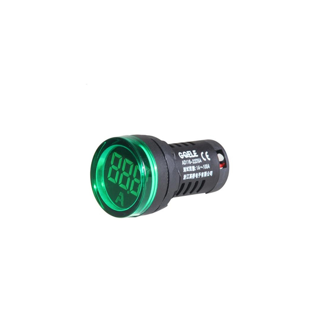 AD116-22DSA Digital Display LED Current Indicator Light With Mini 220V Round Head 22mm Signal light