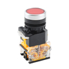 LA115-B8-11BN 1NO&1NC Momentary Plastic Flush Push Button Switch With Red Head And Without Illumination