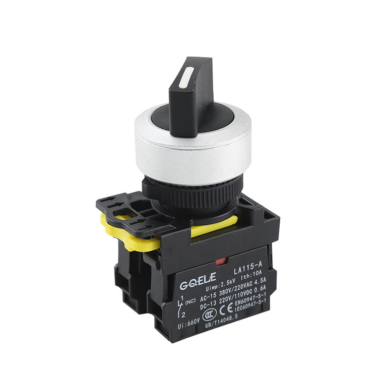 LA115-A5-11FU black 220v selector switch waterproof electrical push button switches ip65