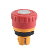 LA115-5-ZF Twist Or Pull Release Mushroom Shape Red Emergency Stop Push Button Head With Symbols And Light 