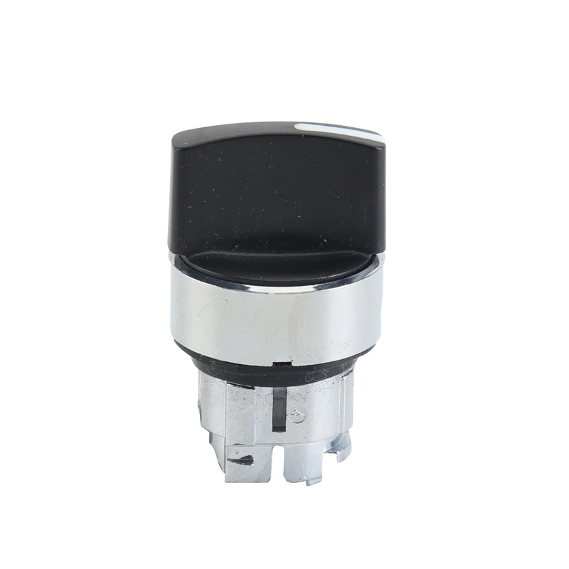 GXB4-BD2 Maintained 2-position Black&White Round Selector Switch Push Button Head With Short Handle