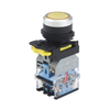 LA115-B5-11TD 1NO&1NC High Quality Maintained Illuminated Flush Push Button Round Shape Yellow Head