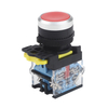 LA115-B5-11 High Quality 1NO&1NC Momentary Flush Push Button With Red Round Head And Without Illumination