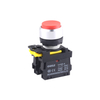 LA115-A2-11H 1NO & 1NC Momentary Extended Push Button Switch With Round Red Head And Without Light