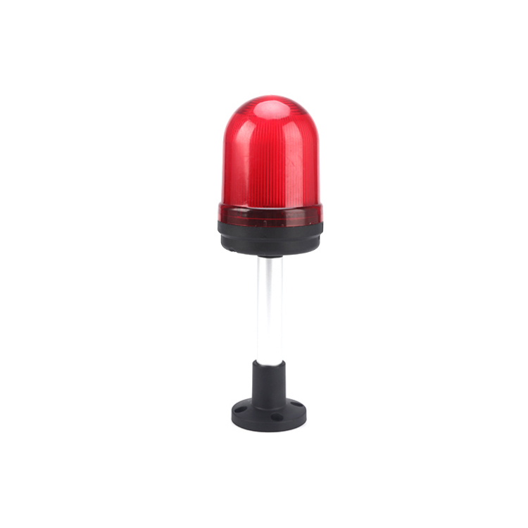 AL901-R-31P4 Red Φ90 AC220V Round Head Warning Light Without Buzzer And Vertical Base