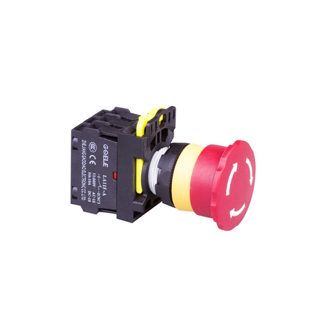 LA115-A5-01ZS High Quality 1NC Twist Release Non-illuminated Emergency Stop Push Button With ...