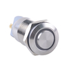 GL-12H10TE/R23-SJ Ring-LED-Lichtanzeige, beleuchteter Druckknopfschalter aus Metall