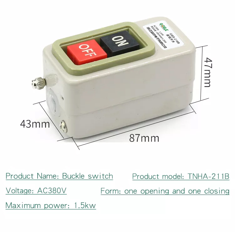 GBS-216B Power control push-button switch