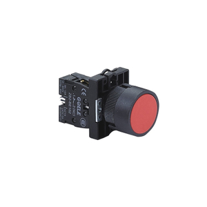 GXB2-EA42 Momentary 1NC 22mm Switching Power Supply Red Round Head Flush Button For Machine Equipment Start