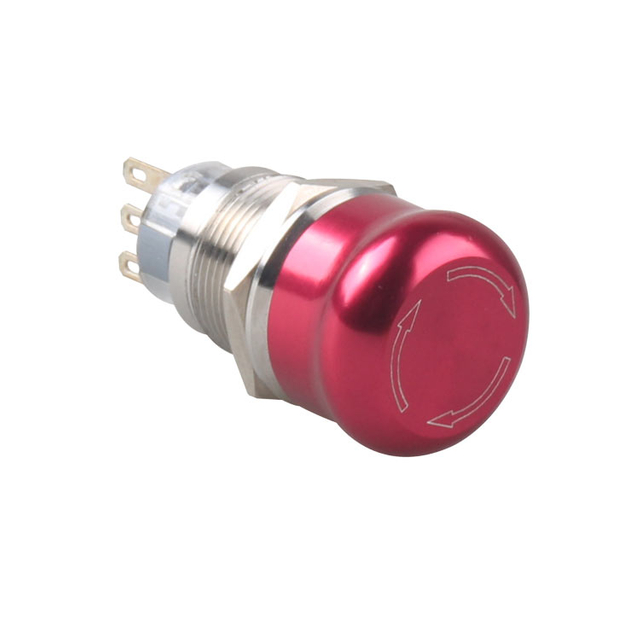 GL-19Z11-AJ 19mm Waterproof Metal Push Button Switch LED Light Momentary Latching6V 12V 24V 220V Red Blue