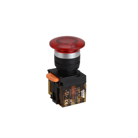 LA115-B5-11MD/A01 1NO&1NC Momentary Illuminated Red Mushroom Push Button Switch