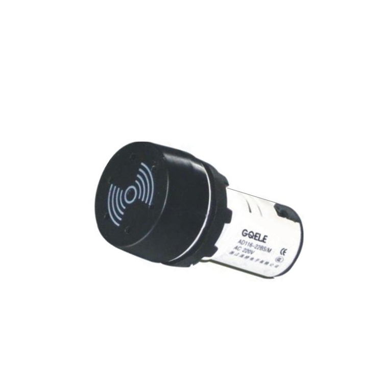 AD116-22BS/M 22mm Interrupted Sound Black Round Head With Short Body Shell Alarming Control Equipment Buzzer