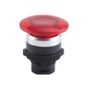 LA115-5-MTD Maintained Illuminated Mushroom Push Button Head With Red Light