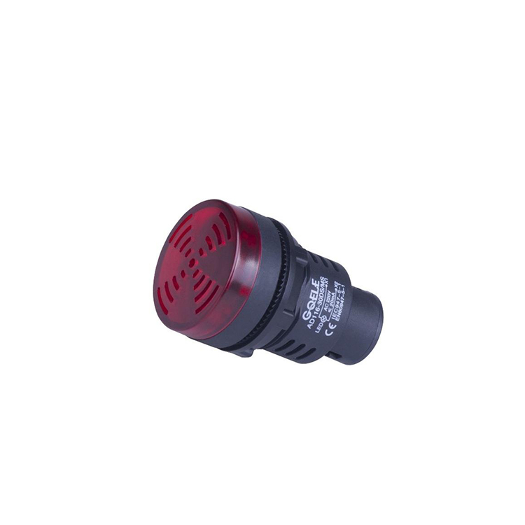 AD116-30DS/MFS High Decibel 30mm Interrupted Resounding Red Head Flashing Alarm 220V Explosion proof Buzzer